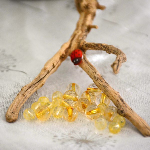 Perle naturelle citrine – Image 2
