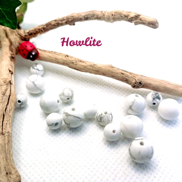 Boucles d'oreilles Howlite – Image 3