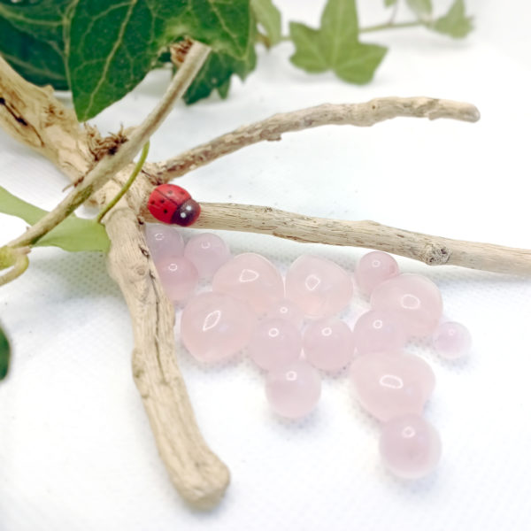 lithothérapie perle quartz rose