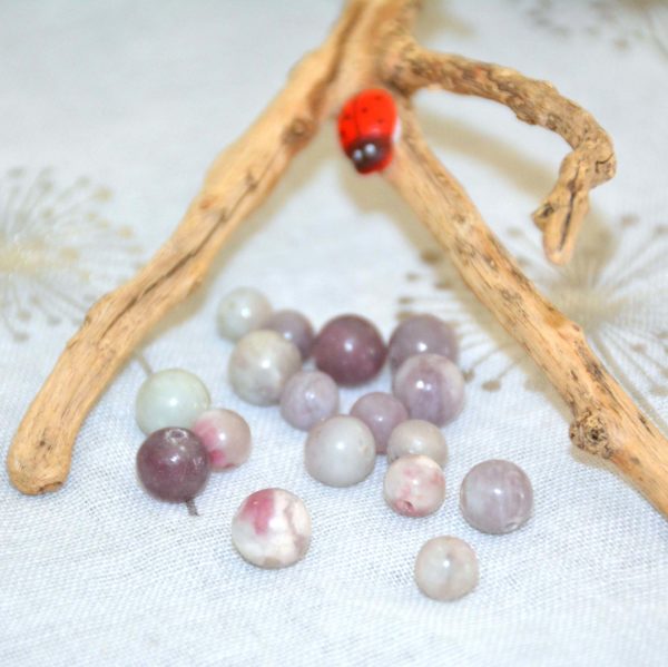 Perle naturelle tourmaline rose – Image 2