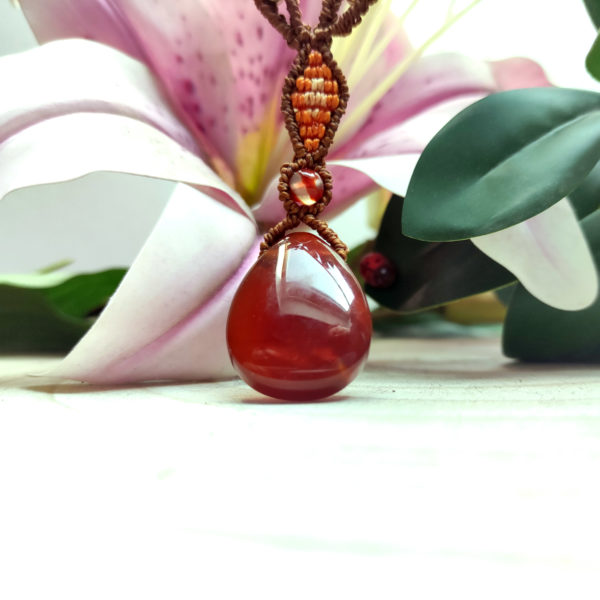 collier carmen cornaline