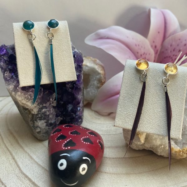 Boucles d'oreilles Amazone
