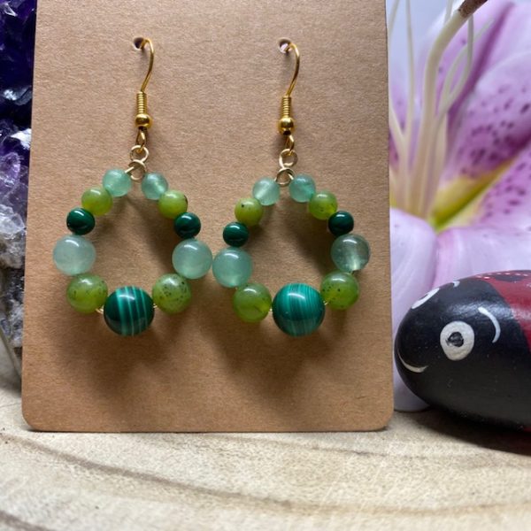 Boucles d'oreilles ronde petite – Image 5