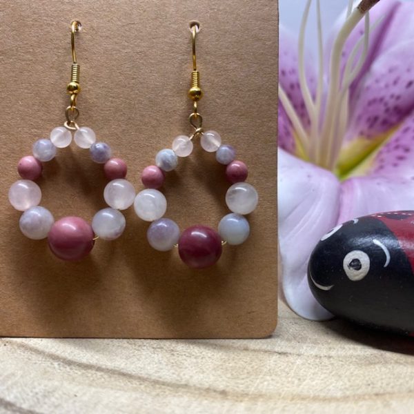 Boucles d'oreilles ronde petite – Image 4