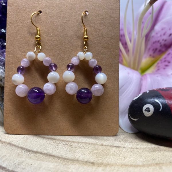 Boucles d'oreilles ronde petite – Image 3