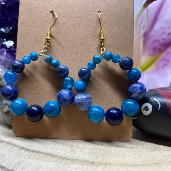 Boucles d'oreilles ronde grande – Image 2