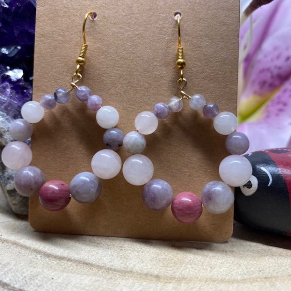 Boucles d'oreilles ronde grande