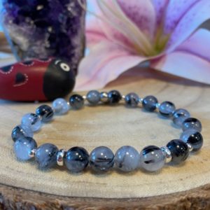 Bracelet quartz rutile