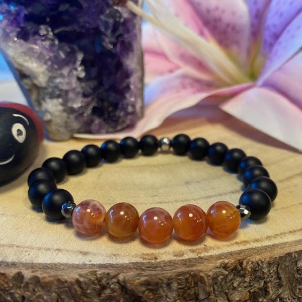 Bracelet onyx mat – Image 3