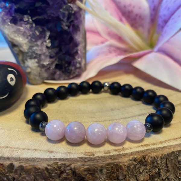 Bracelet onyx mat