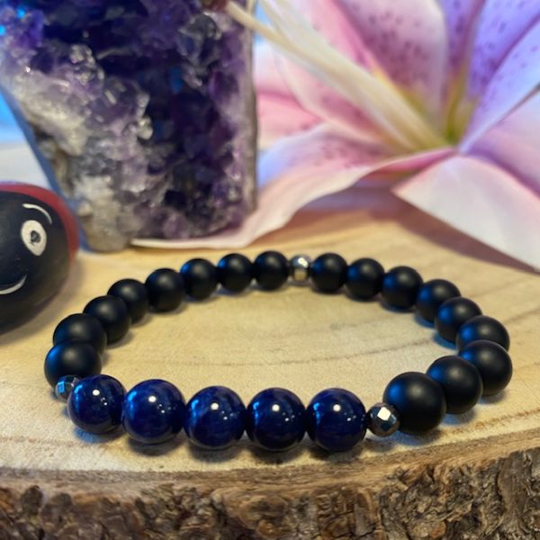 Bracelet onyx mat – Image 2