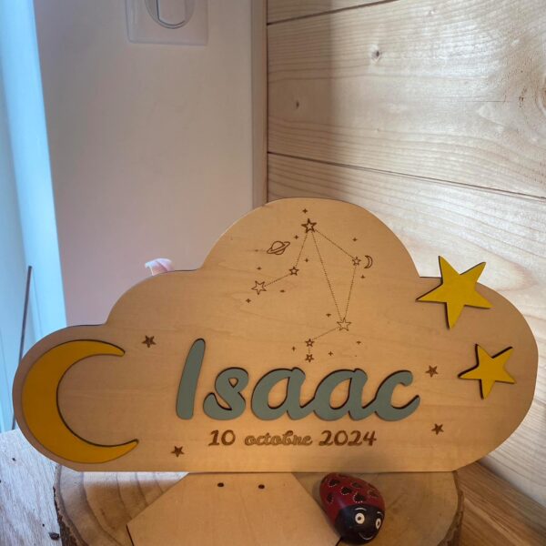 constellation personnalisée en bois