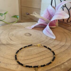 bijoux de cheville onyx