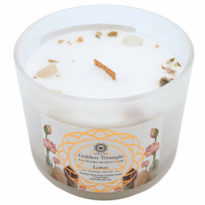 Bougie triangle d'or